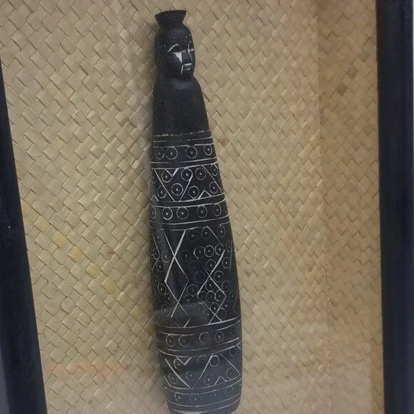 African Statue Shadow Box - Picture 5 of 11